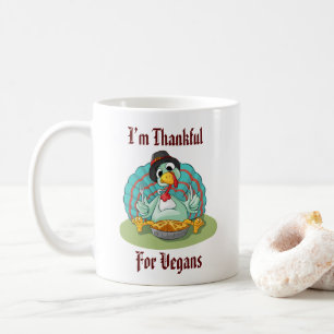 Danke für Vegans Erntedank Holiday Türkei Kaffeetasse