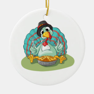 Danke für Vegans Erntedank Holiday Türkei Keramik Ornament