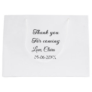 Danke fürs Kommen Große Geschenktüte