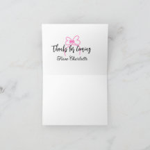 Danke fürs Kommen Name des Hinzufügens Textnachric