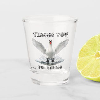 danke fürs Kommen Schnapsglas