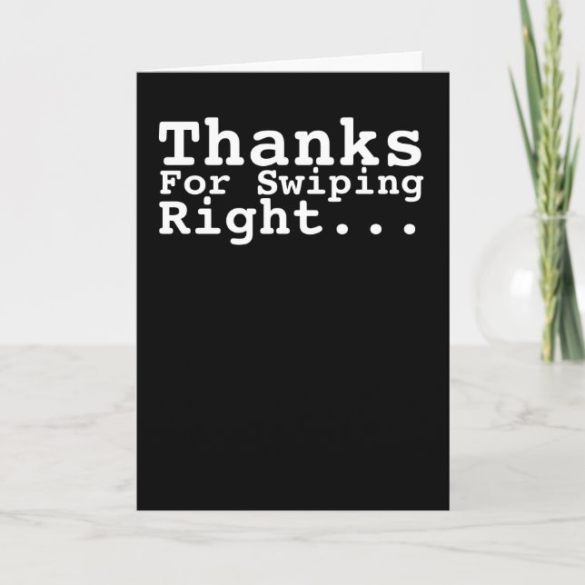 Danke fürs Schwimmen des rechten Spaßes Karte (Vorderseite)