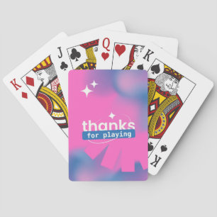 Danke fürs Spielen, Rosa Blauer Traum Spielkarten