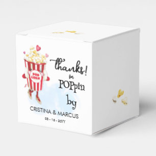 Danke fürs Vorbeikommen Popcorn Geschenkschachtel