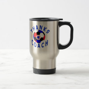Danke Fußball-Trainer-Geschenk-Edelstahl-Reise Reisebecher