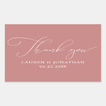 Danke, Gastgeschenk Hochzeit, Rose, Weiß