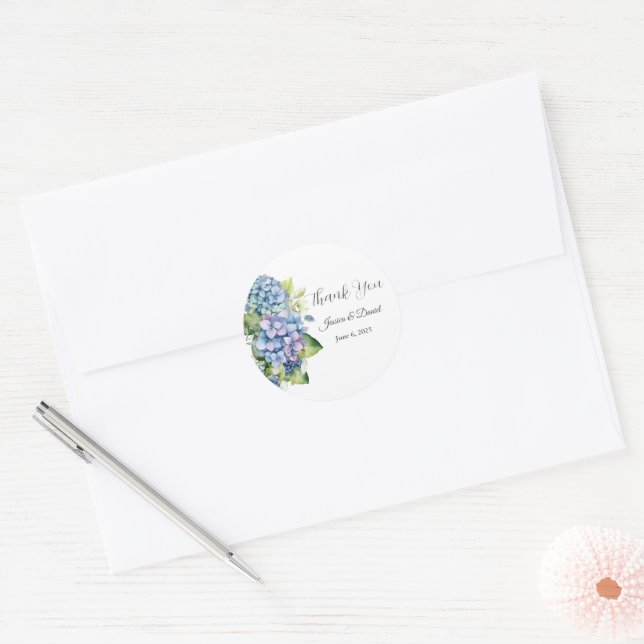 Danke, Gastgeschenk Hochzeit Stickers (Umschlag)