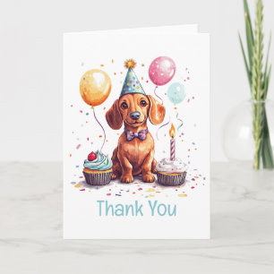 Danke Geburtstag Dachshund Hund