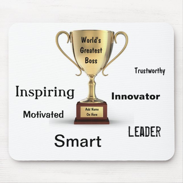 Danke Geschenke für Chef Mousepad (Vorne)
