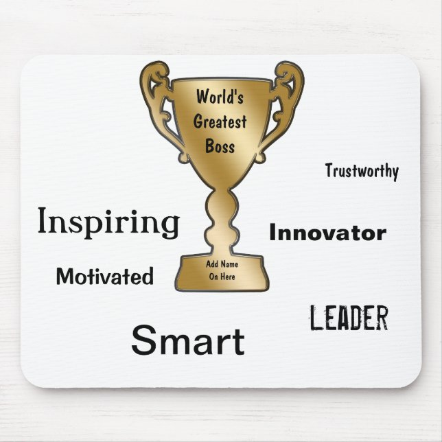 Danke Geschenke für Chef Mousepad (Vorne)