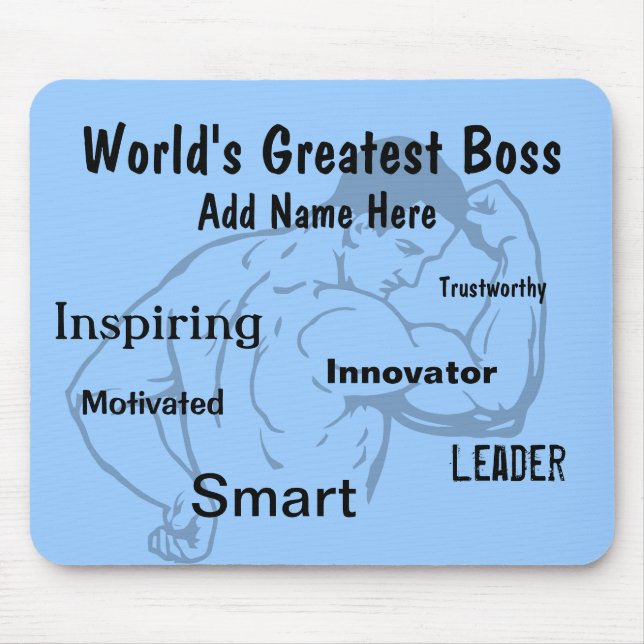 Danke Geschenke für Chef Mousepad (Vorne)