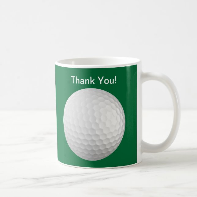 Danke, Geschenke Golf zu spielen Tasse (Rechts)