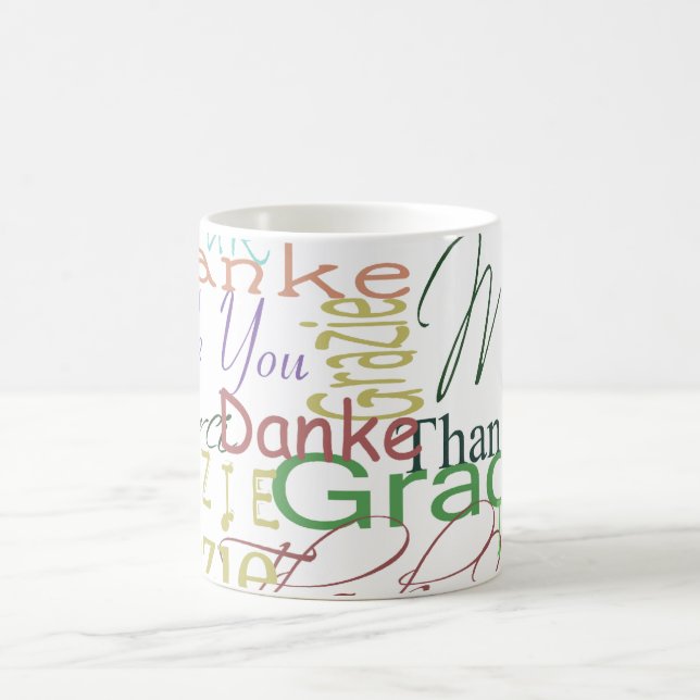Danke Geschenke Tasse (Mittel)