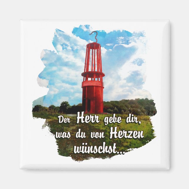 Danke. Glück auf. Das Geleucht Magnet (Vorne)