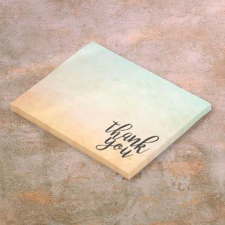 Danke Gold Liebe Herz Aquarell Post-it Klebezettel