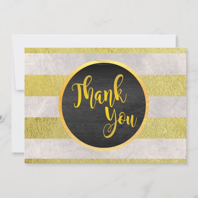 Danke Gold Wedding White Marmor (Vorderseite)