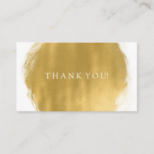 Danke, Goldfarben-Blick einzufügen Begleitkarte