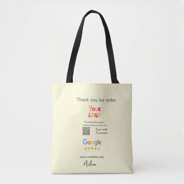 Danke Google Bewertungs-Scan-QR Geschäft (Vorderseite)
