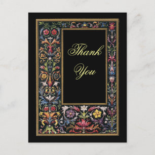 Danke Gothic Postkarte Anpassbar