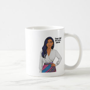 Danke Gott für die Frau Sticker Kaffeetasse