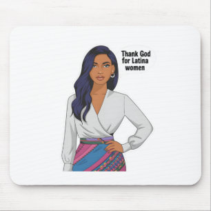 Danke Gott für die Frau Sticker Mousepad