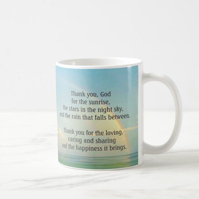 "Danke, Gott!" Kaffee-Tasse Kaffeetasse (Rechts)