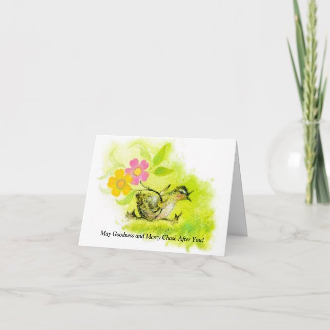 Danke/Grußkarte, 4"x5.6" Dankeschön Karte (Vorderseite)