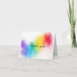Danke-Handschrift-Text Farbige Vorlage