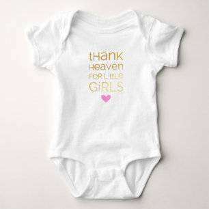 Danke Heaven für die kleinen Mädchen 01 Baby Strampler