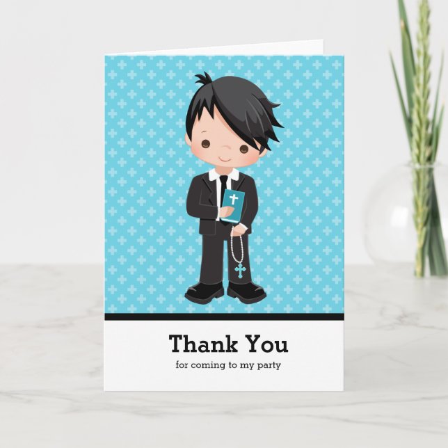 Danke, Heilige Kommunion Dankeskarte (Vorderseite)