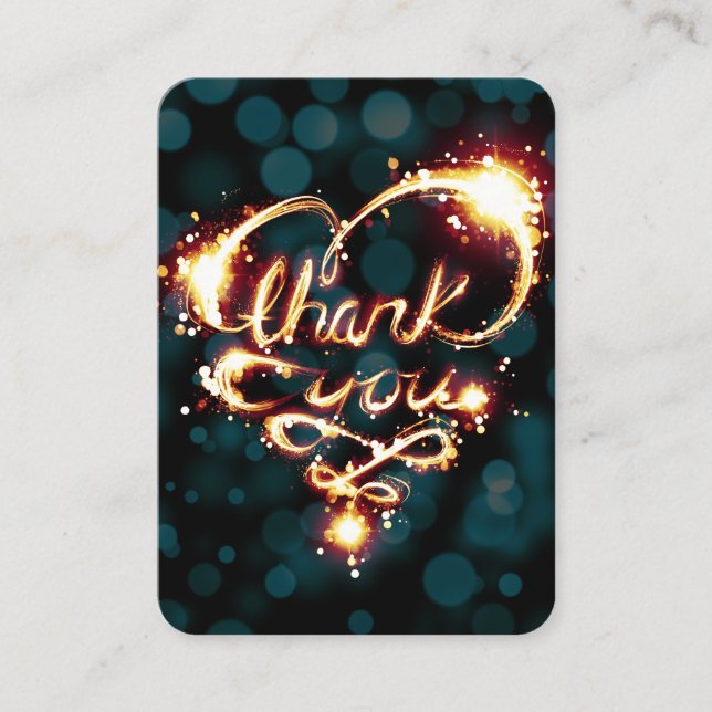 danke hell verweisen ein Freundprogramm Empfehlungskarte (Vorderseite)