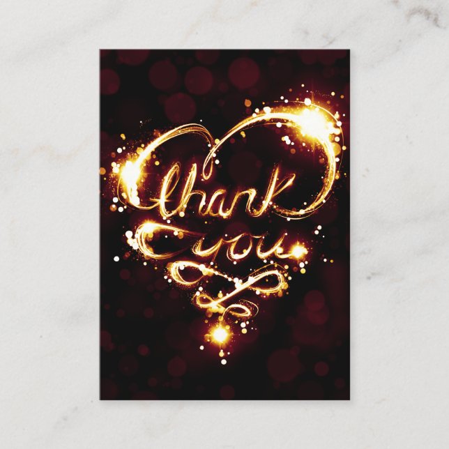 danke helles Empfehlungsprogramm Empfehlungskarte (Vorderseite)