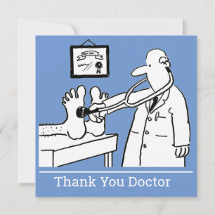 Danke, Herr Doktor. Dankeskarte