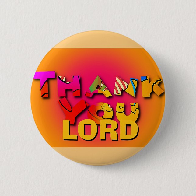 Danke Herr Rund Button (Vorderseite)