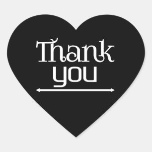 Danke  Herz-Aufkleber