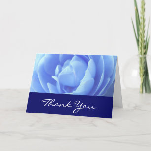 Danke, Hochzeit, blaue Rose Dankeskarte