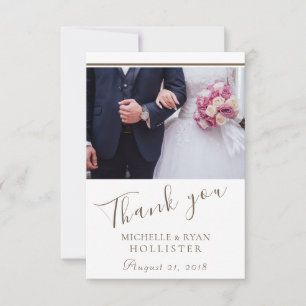 Danke Hochzeit Elegantes Foto