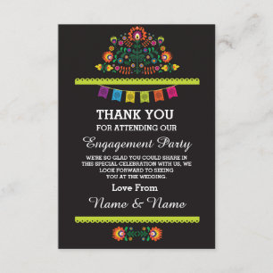 Danke Hochzeits-Fiesta-Mexikaner-Karte