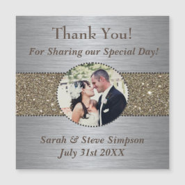 Danke Hochzeits-Magneten Magnetkarte