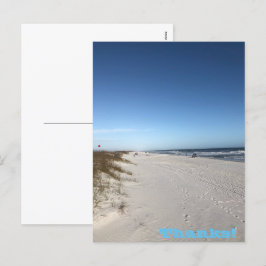 Danke Holiday Postcard Feiertagspostkarte
