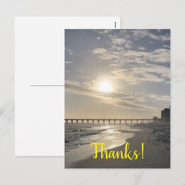 Danke Holiday Postcard Feiertagspostkarte (Vorne/Hinten)