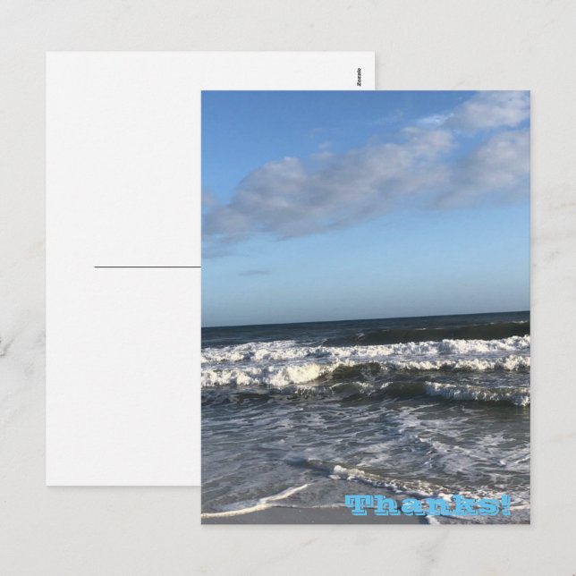 Danke Holiday Postcard Feiertagspostkarte (Vorne/Hinten)