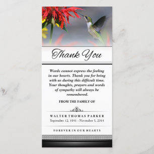 Danke Hummingbird Words kann nicht ausdrücken