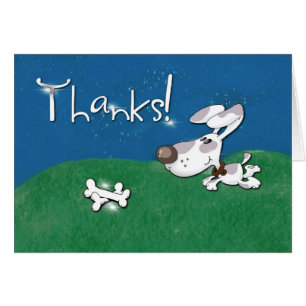 Danke, Hund und Knochen