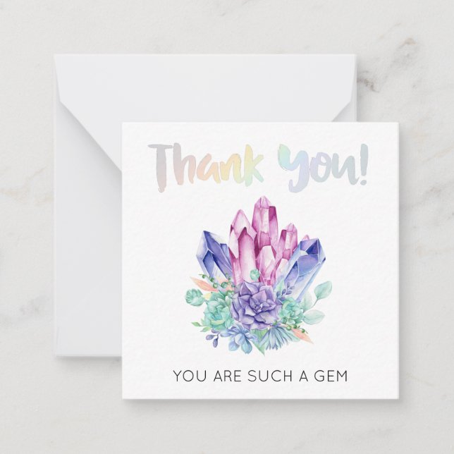 *~ DANKE IHNEN AP62 Kindness Mini Note Card Mitteilungskarte (Vorderseite)