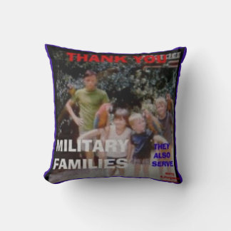 DANKE IHNEN MILITÄRISCHE FAMILIEN DURCH PILLOW KISSEN