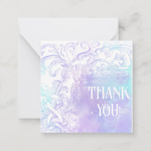 *~* DANKE IHNEN Pastellplatz AP62 Flachnotiskarte Mitteilungskarte