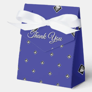 Danke Ihnen Pyramide Würfel Wiederholen Blau Geschenkschachtel