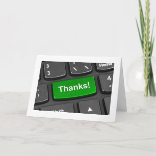 ***DANKE IHNEN*** SIE HABEN MEIN TAG Computertasta Dankeskarte
