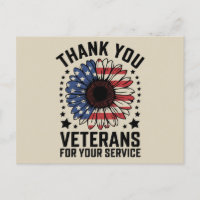 Danke Ihnen Veteranen Sonnenblume Militärveteranen